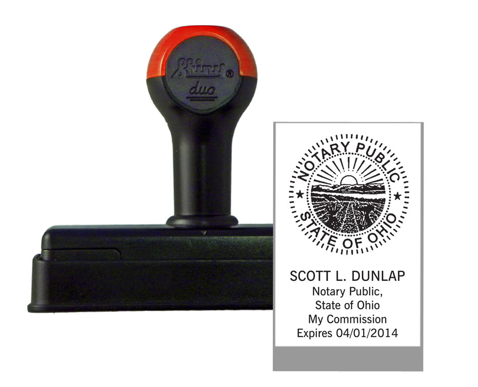 Ohio Notary Stamps From Indiana Stamp Located In Fort Wayne Indiana 5061